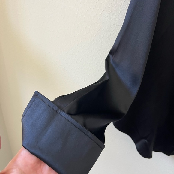 Ralph Lauren Black Silk Blouse - Picture 2 of 10